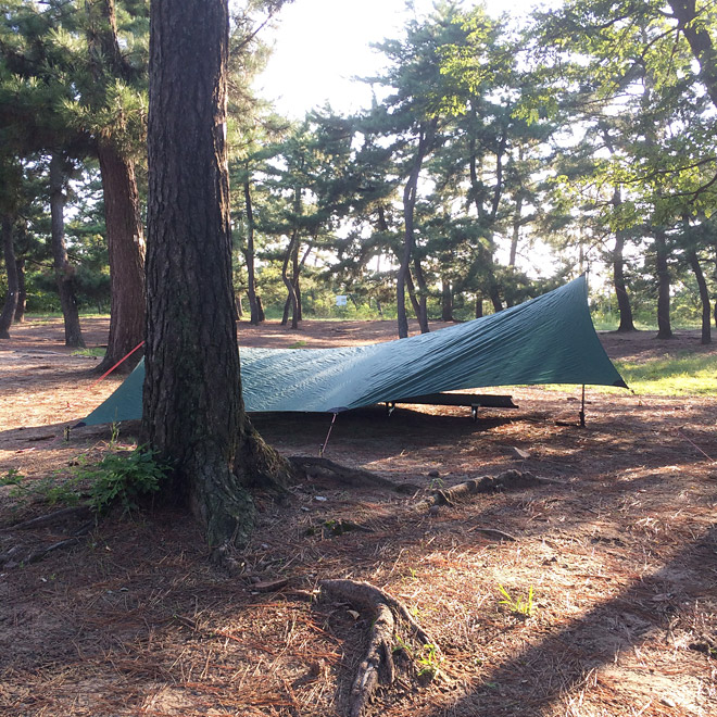 タープ泊してみた Camp House キャンプのように田舎暮らしを楽しむ