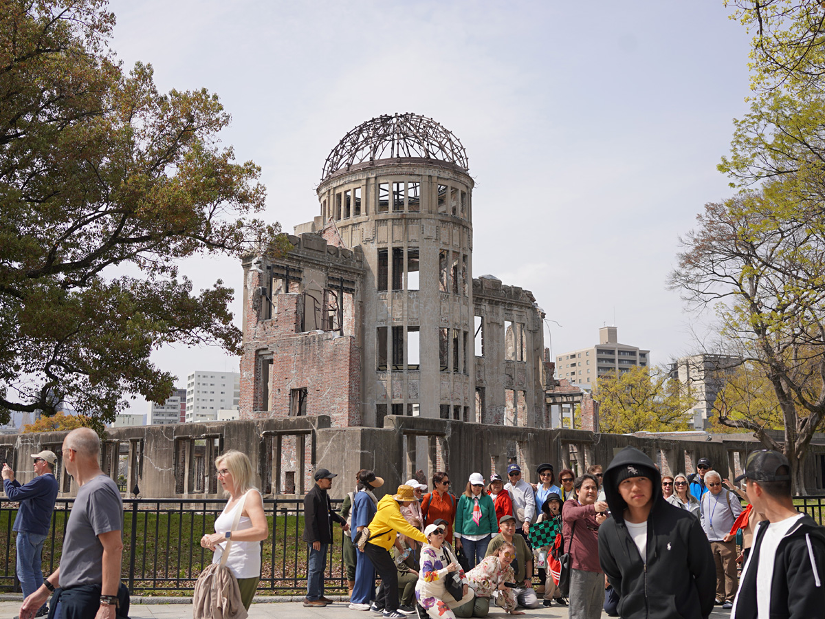 娘と広島（平和記念公園と厳島神社）に行ってきた-原爆ドーム