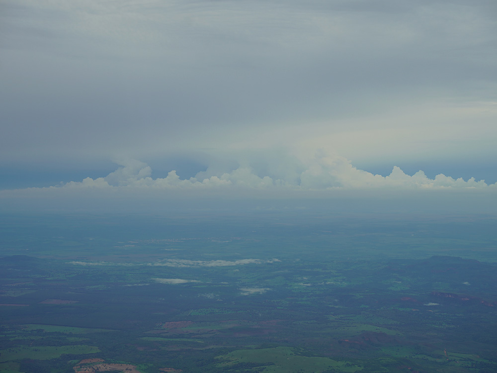 セスナ機から見た景色