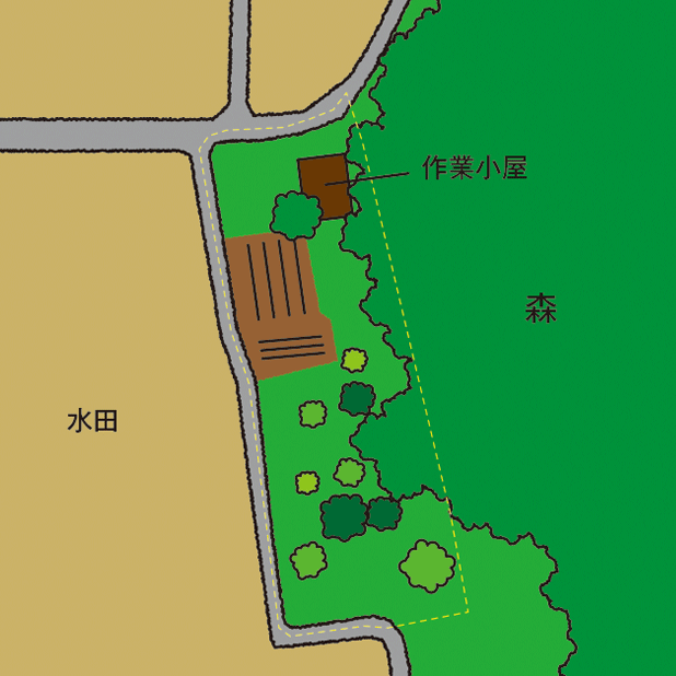 CAMP HOUSE/R町の鳥瞰図