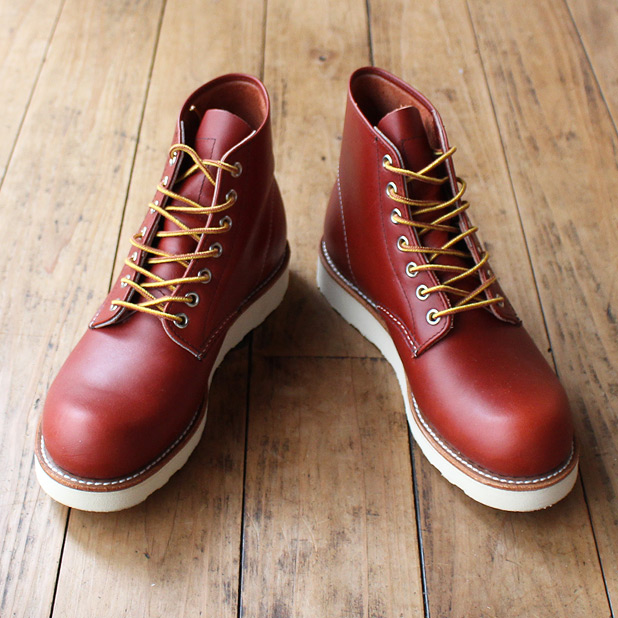 購入したばかりのRED WING 8166 Round Toe