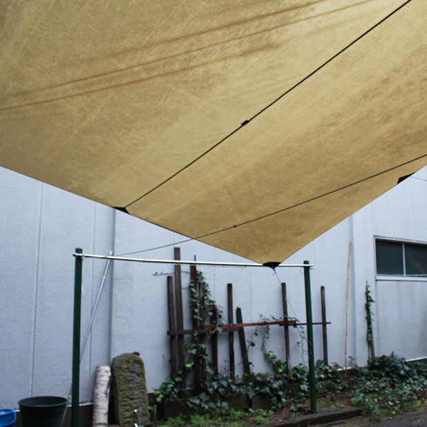 ウッドデッキ用にtatonka タトンカ Tarp 2tcを買ってみた Camp House キャンプのように田舎暮らしを楽しむ