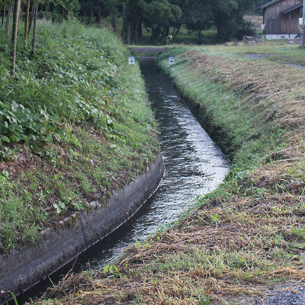 やまもり温泉キャンプ場-水路