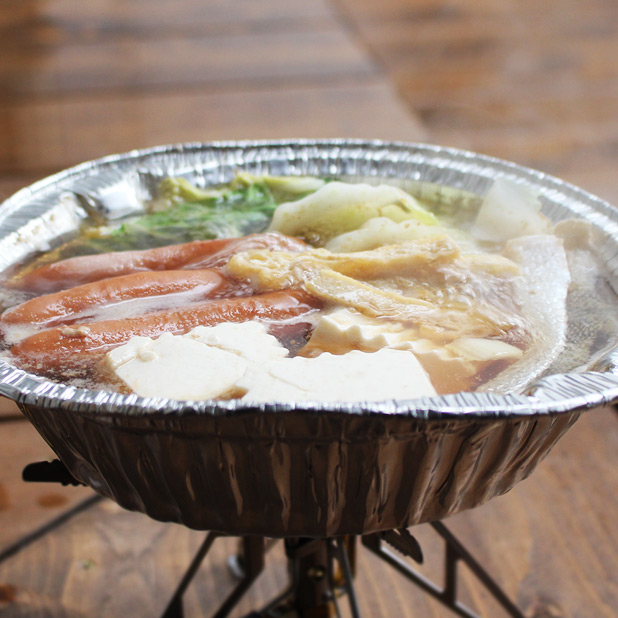 冬のソロキャンめしに「アルミ鍋うどん」 | CAMP HOUSE